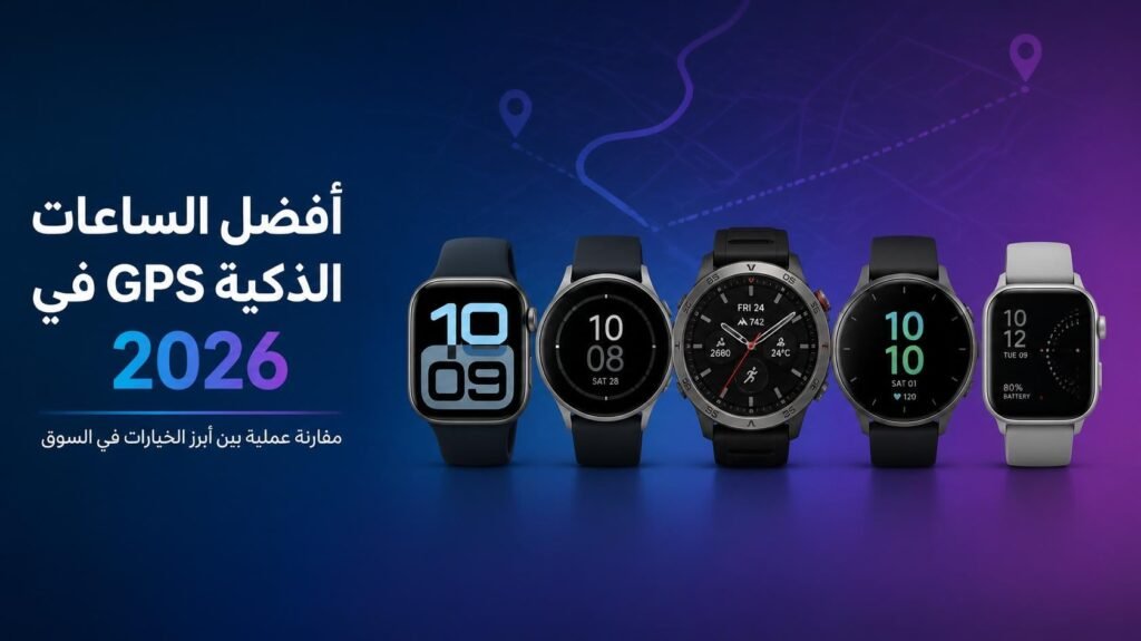 أفضل الساعات الذكية GPS في 2026 مقارنة بين Apple Watch وGalaxy Watch وHuawei GT وGarmin